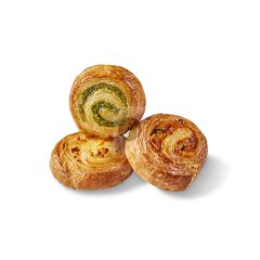 BRIDOR Mini Pizzás Csiga 35g x225db, gyorsfagyasztott 