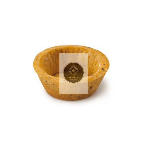HUG Mini Snack-Tartelettes Paradicsom-Bazsalikom D4.2 cm - 160db