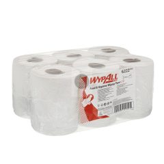   WypAll® Reach™ Élelmiszeripari papírtörlő, belsőadagolású, Kimberly Clark 6222 (6 tekercs)