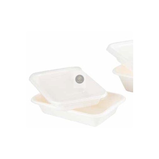 PET Fedél (707922 cikkszámú) ételdobozhoz 215x140x9mm - 50DB/CS