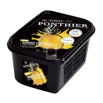   PONTHIER Cukormentes Victoria Ananászpüré, gyorsfagyasztott - 1kg