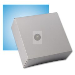   Fehér négyzetalapú papír süteményes doboz 160x160x50mm, x50db