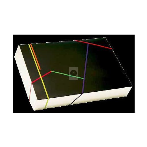 Papír catering doboz, 'Prestige' mintás 280x200x60mm, x50db